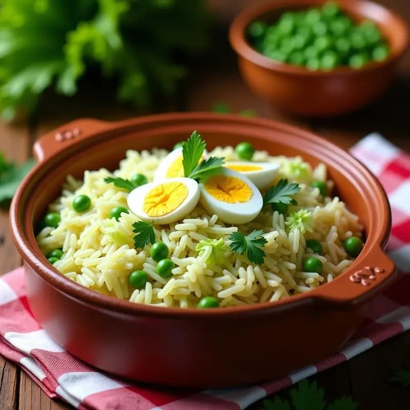 Arroz con Lechuga y Guisantes: Receta de Aprovechamiento de la Huerta