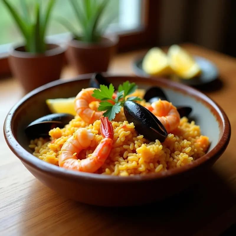 Arroz con Marinera Peruana: Receta de Mar con Azafrán y Limón