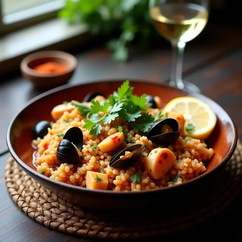 Arroz con Mariscos al Estilo Puerto Montt: Receta Chilena con Toque Ahumado