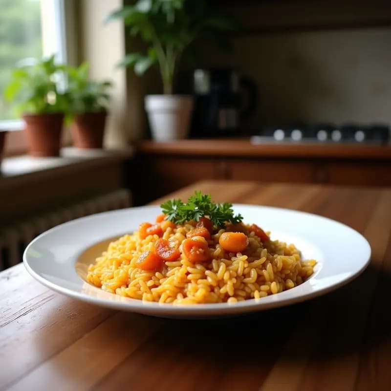 Arroz con moleja y setas: Receta aragonesa de temporada