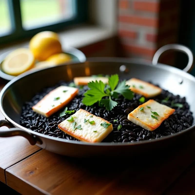 Arroz Negro con Pescado: Receta Rápida y Alta en Omega-3 en 30 Minutos
