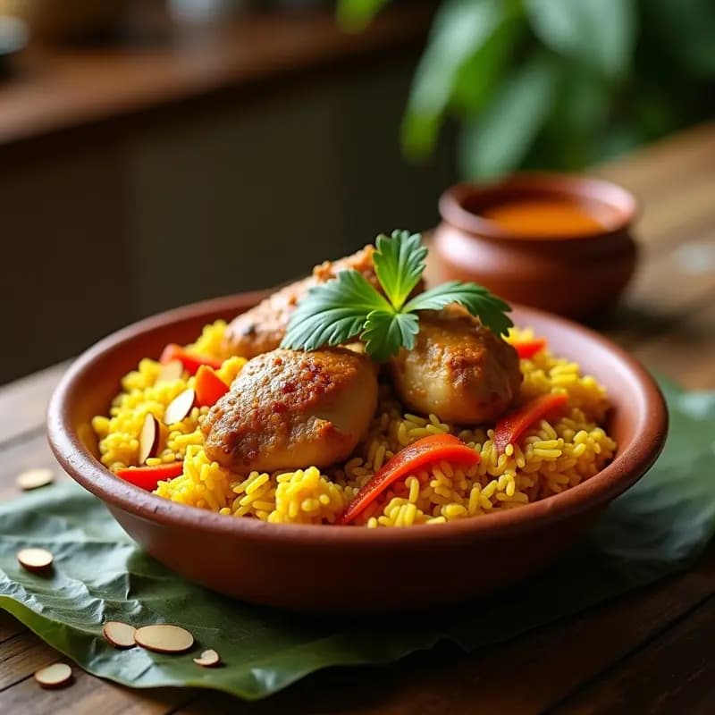 Arroz con Pollo y Curry al Estilo Indo-Caribeño: Receta de Trinidad en Olla Lenta
