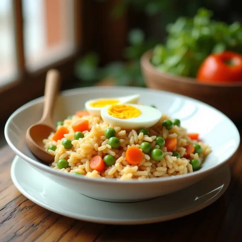 Arroz con Pollo y Verduras: Receta de Aprovecho para Niños