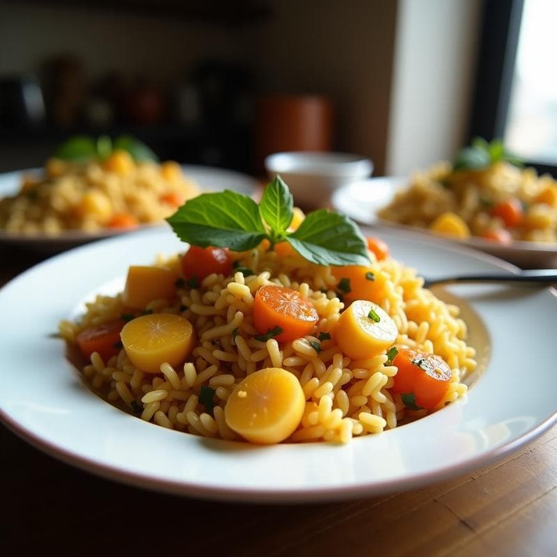 Arroz Salvaje con Calabaza y Arándanos: Receta Americana en Olla Express