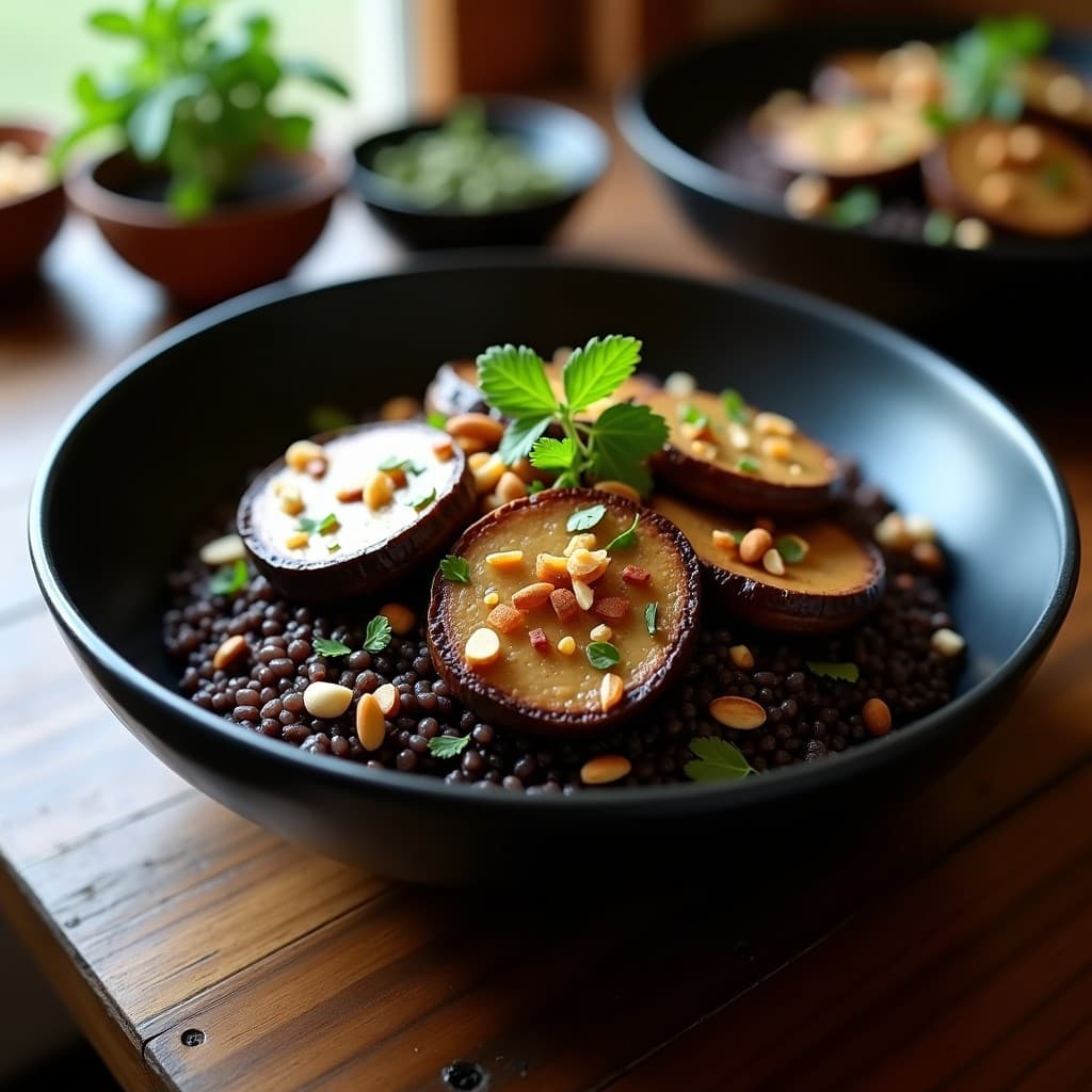 Arroz Salvaje con Champiñones Portobello y Azafrán: Receta Sin Gluten y Alta en Nutrientes