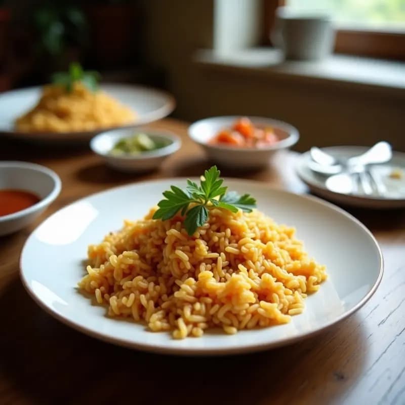Arroz Salvaje con Setas y Azafrán: Receta en Olla Exprés para Cenas Rápidas