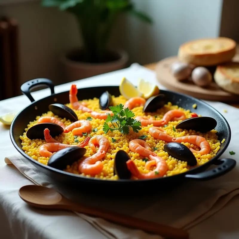 Arroz Senyoret con Marisco Variado: Paella de Lujo Sin Complicaciones