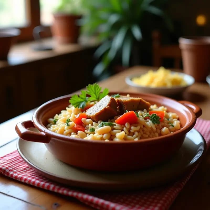 Arroz a la Valenciana con Costilla y Garrofó: Receta de Olla Única con Toque Rural