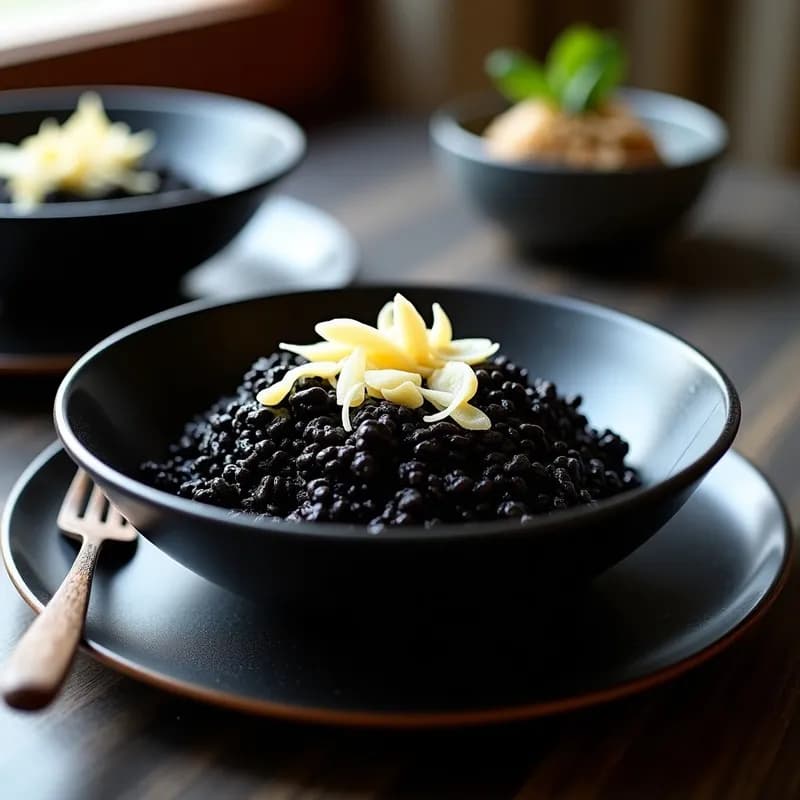 Arroz Venere con Trufa Negra: Receta en Thermomix Cremosa y Aromática