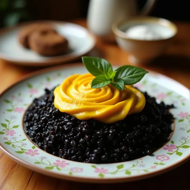 Arroz Venere Negro con Cúrcuma y Leche de Coco: Receta Thai en 25 Minutos