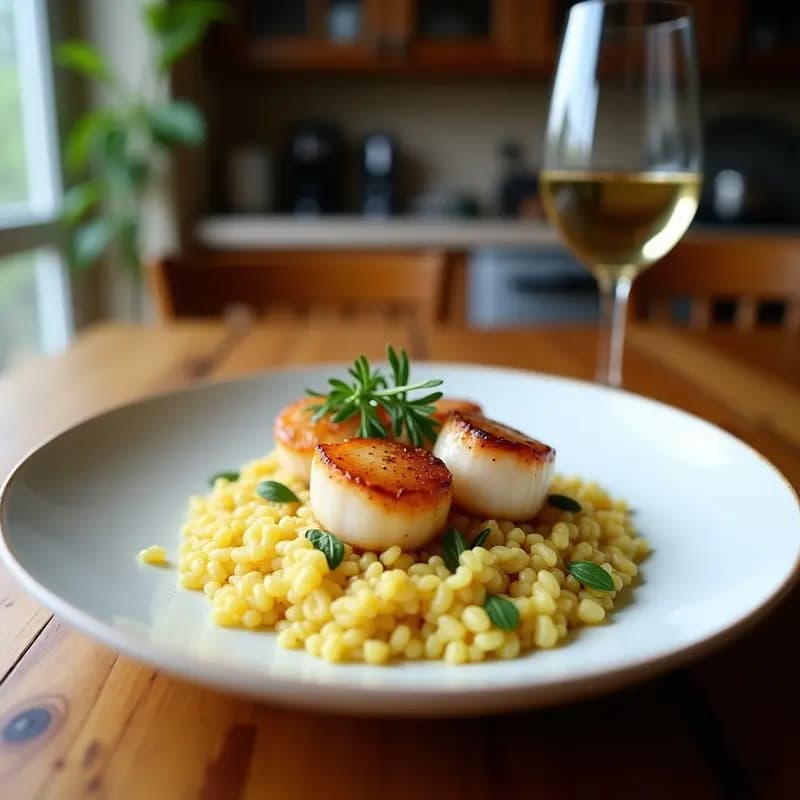 Arroz a la Zamburiñas con Vino Blanco: Receta Gallega de Marisco en 20 Minutos