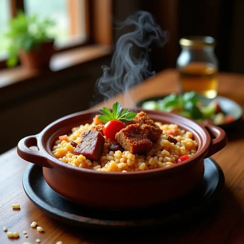 Arroz a la Zamorana con Costilla y Chicharrones: Receta de Montaña Casera y Contundente