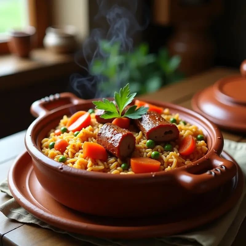Arroz a la Zamorana con Costilla y Chorizo: Receta de la Abuela con Toque Ahumado