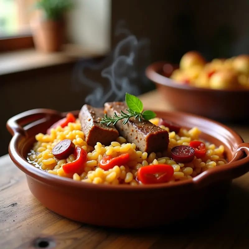 Arroz a la Zamorana con Costillas y Chorizo: Receta de Cuchara para Días Fríos
