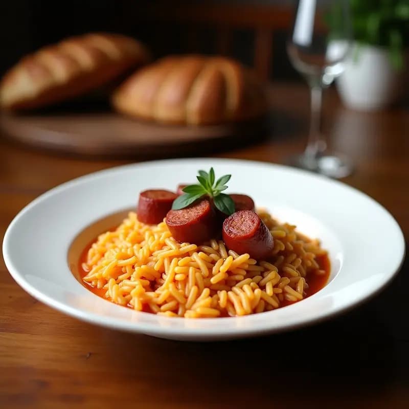 Arroz a la Zamorana con Costillas de Cerdo Ibérico y Chorizo: Receta Española de la Reina