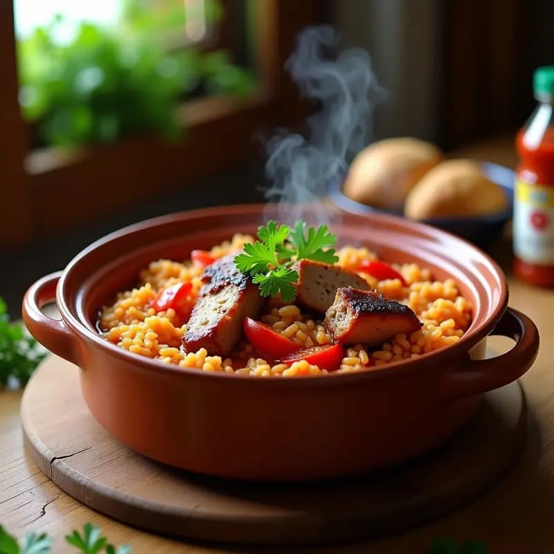 Arroz a la Zamorana con Costillas y Pimentón: Tradición Castellana en Cazuela
