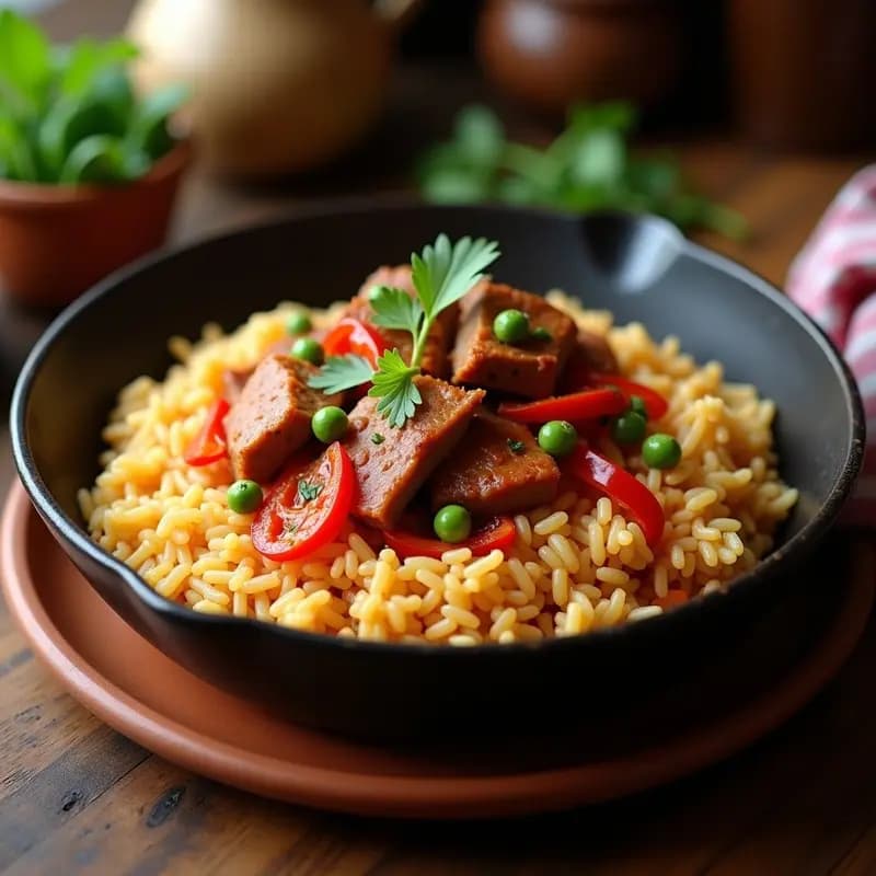 Arroz a la Zamorana con Costillas y Pimentón: Receta de Montaña en Una Sola Sartén