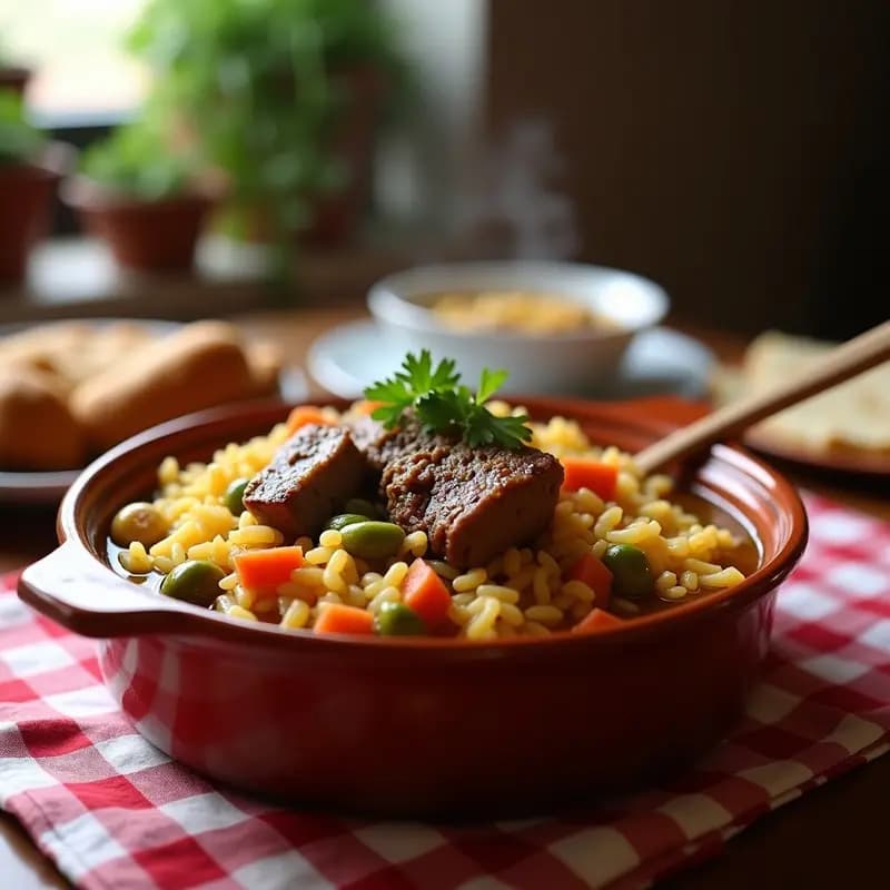 Arroz a la Zamorana con Costillas y Verduras: Receta de Invierno en Cazuela de Barrio