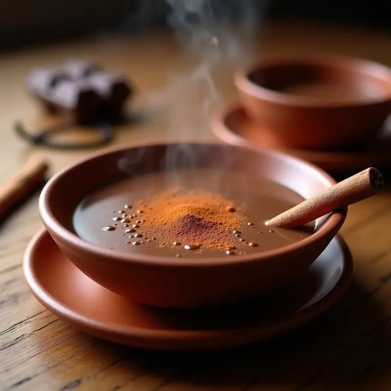 Atole de Chocolate con Canela y Vainilla: Bebida Mexicana Caliente y Reconfortante