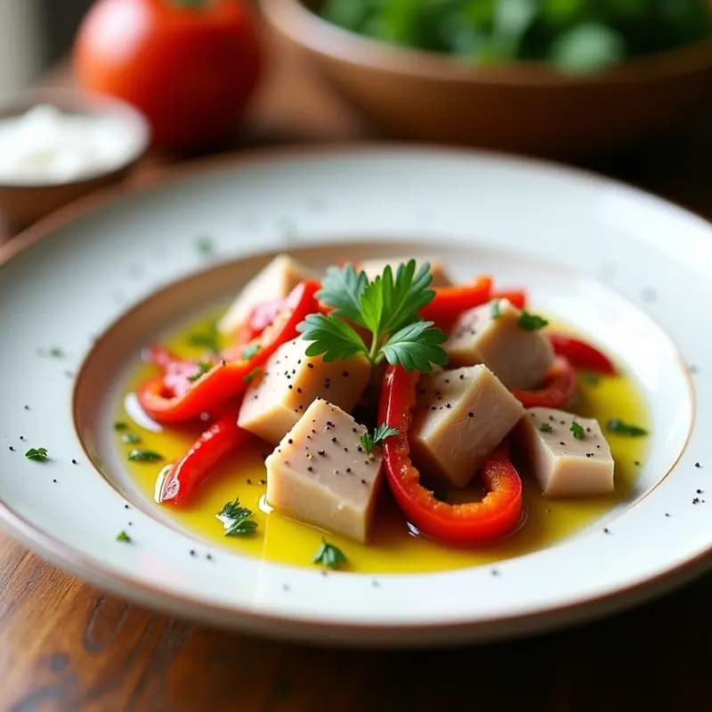 Atún de Almadraba en Aceite con Pimientos Asados: Conserva Gourmet en 10 Minutos