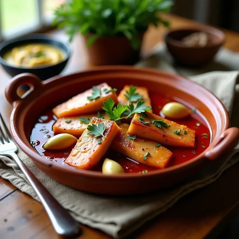 Atún a la Madroñera: Receta Andaluza de Atún Escabechado con Pimentón y Ajo