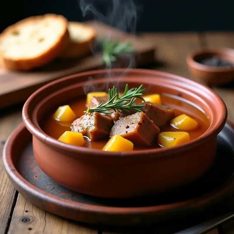B Bohemia (Bohinjska): Receta Eslovena de Estofado de Cerdo y Raíces