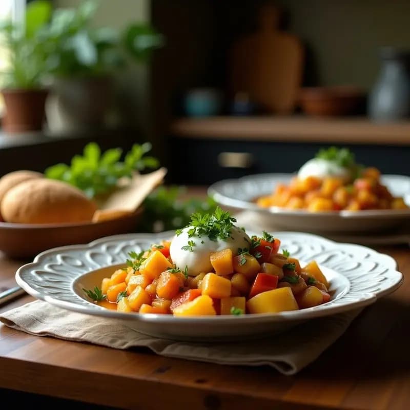 Baba Ganoush con Berenjena Asada y Ajo: Dip Mediterráneo Cremoso y Vegano
