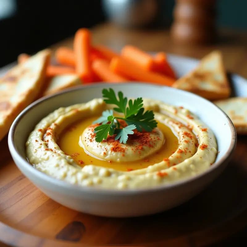 Baba Ghanoush de Berenjena y Garbanzos: Dip Turco Sin Lácteos y Vegano