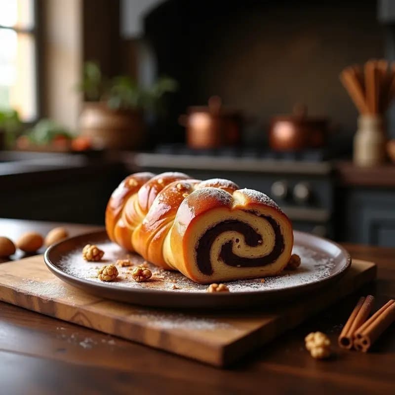 Babka de Chocolate y Canela: Postre Judío Esponjoso y Aromático