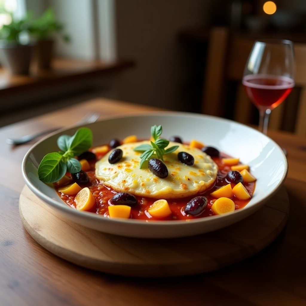 Bajad de Berenjena y Queso Halloumi a la Plancha: Entrante Libanés Sin Gluten