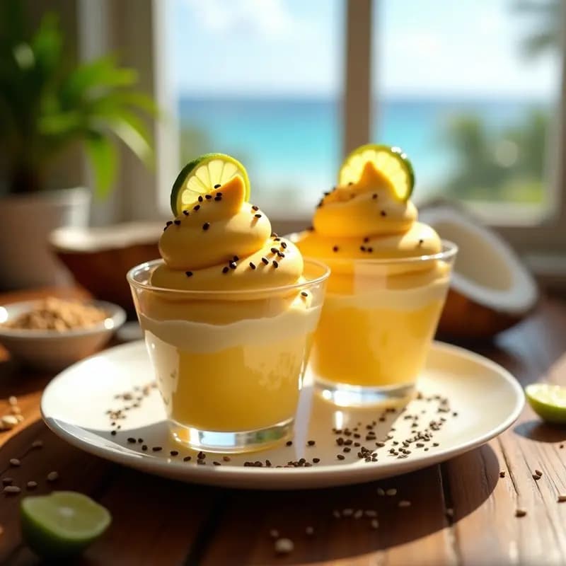 Bajo el Mar de Mango y limón: Helado Colombiano Sin Lácteos y Vegano