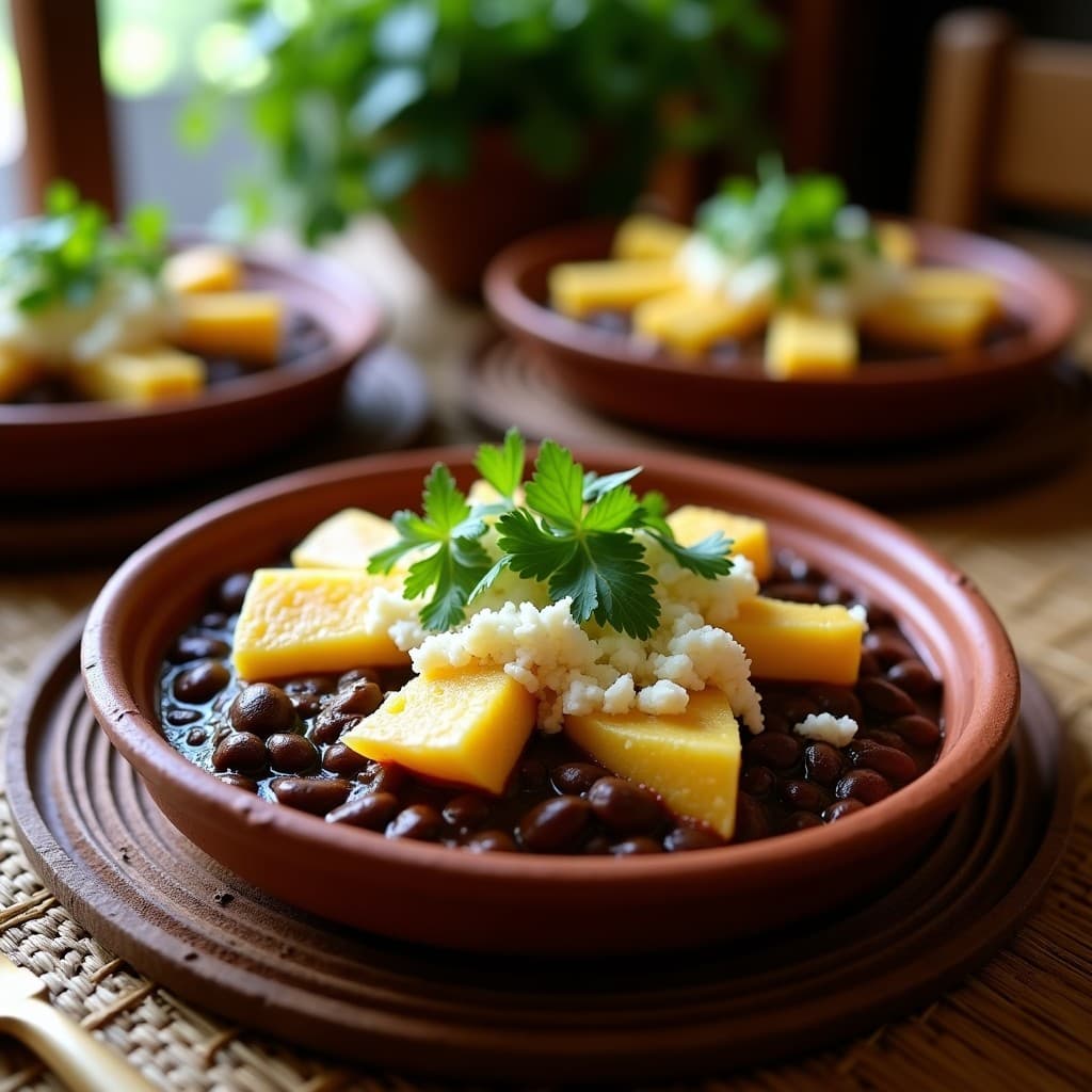 Bake de Frijoles Negros y Yuca con Queso Cotija: Receta Cubana en Olla Lenta