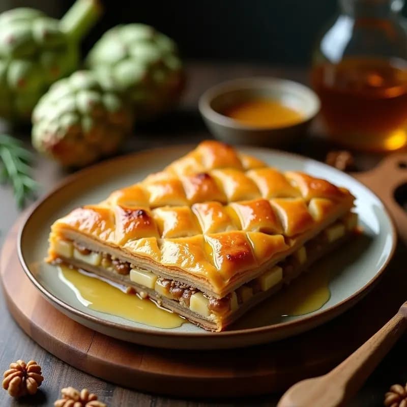 Baklava de Alcachofas y Nueces: Receta Grieta Salada con Toque Crujiente en 30 Minutos