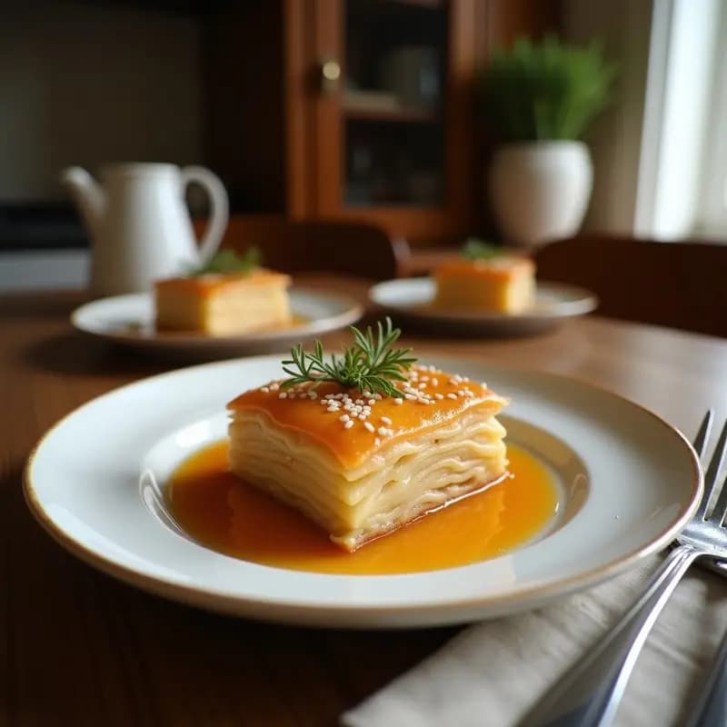 Baklava de Almendras y Miel de Dátil: Postre Turco Sin Azúcar Refinería en 30 Minutos
