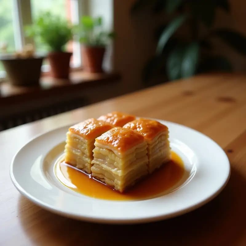 Baklava de Avellanas y Miel de Agave: Receta Turca Sin Azúcar Refada y Vegana