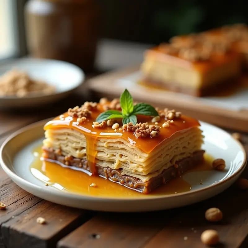 Baklava de Avellanas y Miel de Arce: Receta Turca Sin Gluten y Keto