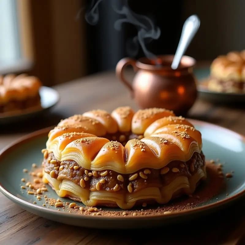 Baklava de Nueces y Canela en Airfryer: Receta Turca Baja en Calorías con Endulzante de Eritritol