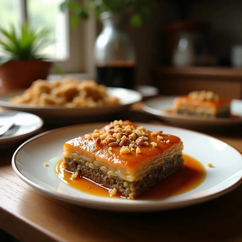 Baklava de Nueces y Canela con Sirope de Arce: Receta Turca Sin Azúcar Refinado y Keto