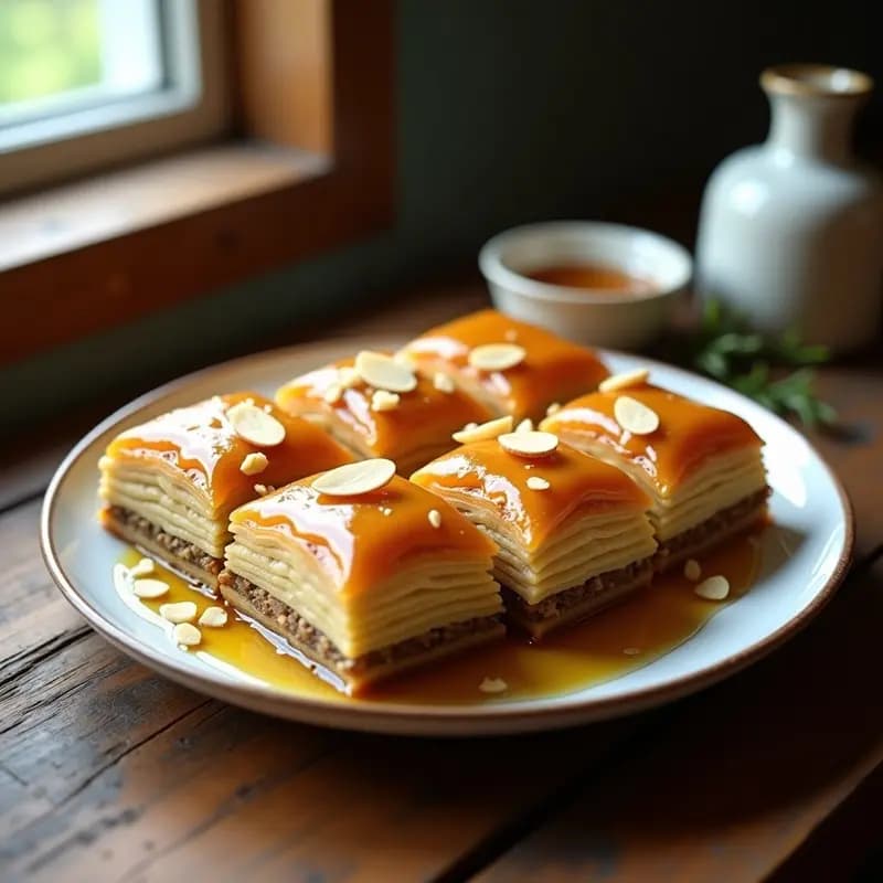 Baklava de Nuez y Miel: Postre Griego Tradicional Sin Horno en Airfryer