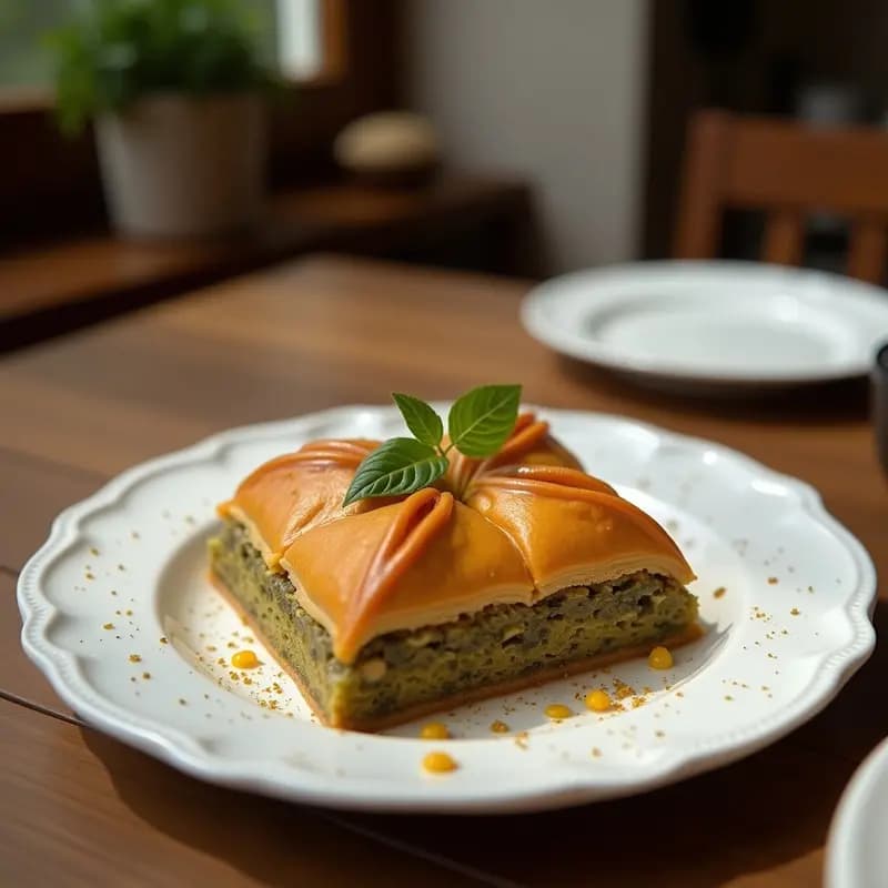 Baklava de Pistacho y Dátiles: Postre Árabe Sin Azúcar y Rico en Omega-6 en 30 Minutos
