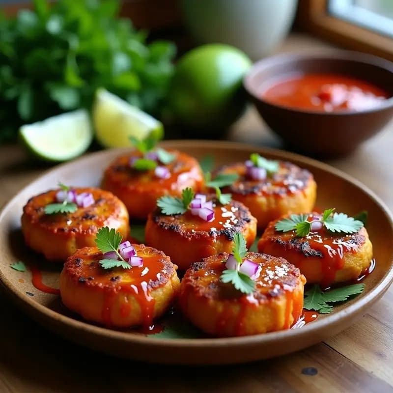 Bakso Bakar Indonecio de Tofu con Salsa Picante de Sambal: Receta Vegana a la Parrilla