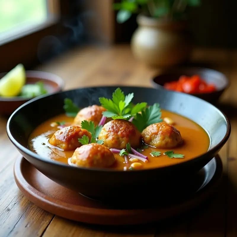 Bakso Betawi Indonecio con Albóndigas de Tempeh: Receta Vegana y Especiada en Sopa