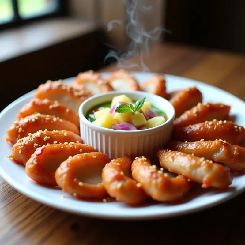 Bakwa de Cerdo Crujiente con Salsa de Piña: Receta Filipina en Airfryer y Sin Gluten
