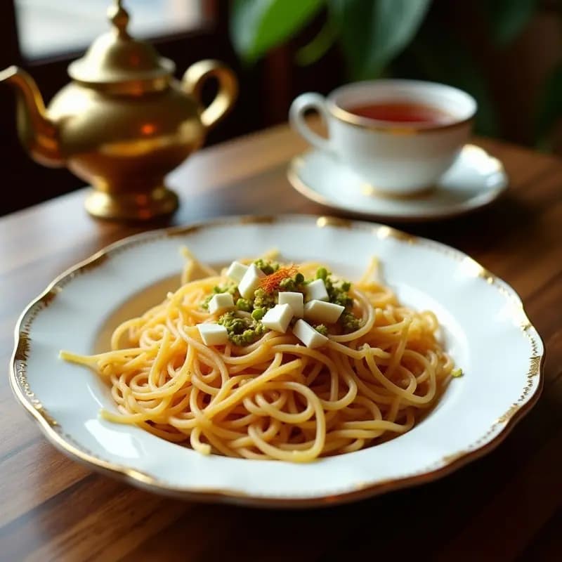 Balaleet Emiratí: Vermicelli Dulce con Cardamomo y Queso Fresco para el Desayuno