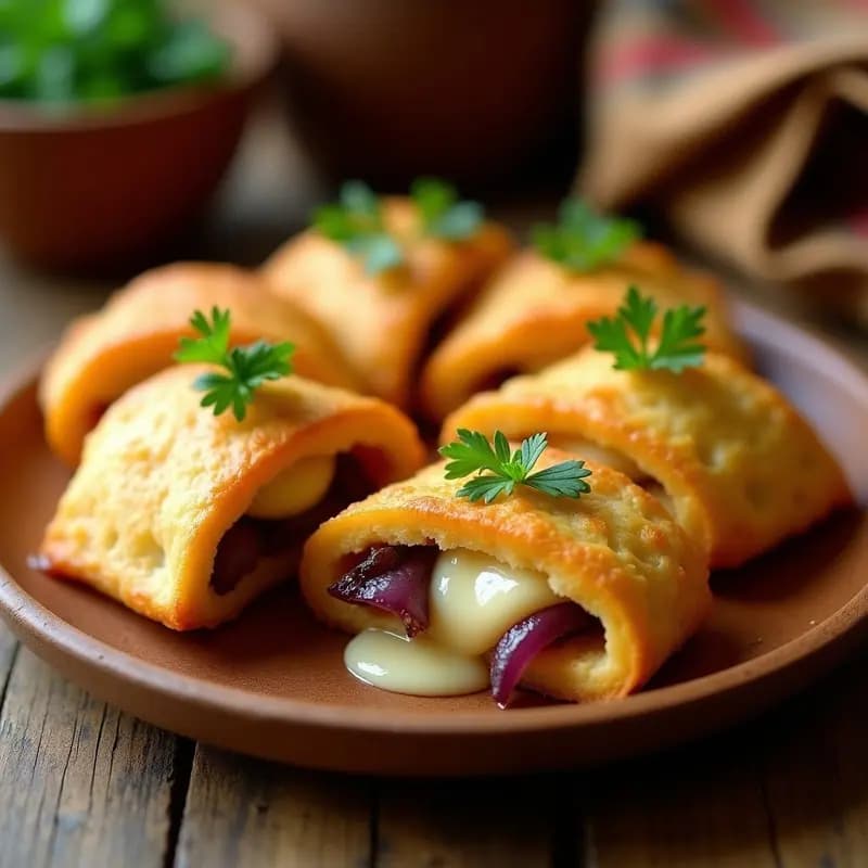 Banda Paraguaya de Mandioca con Queso y Cebolla: Receta Paraguaya Tradicional en Airfryer