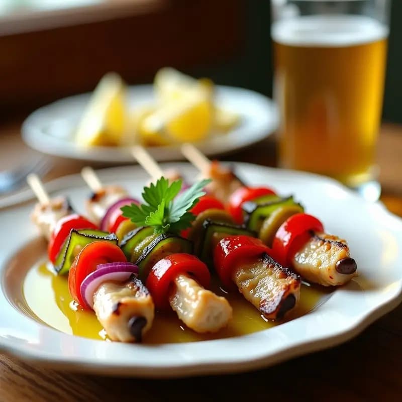 Banderillas de Boquerones y Pimientos: Tapa Fría Málaga de Verano