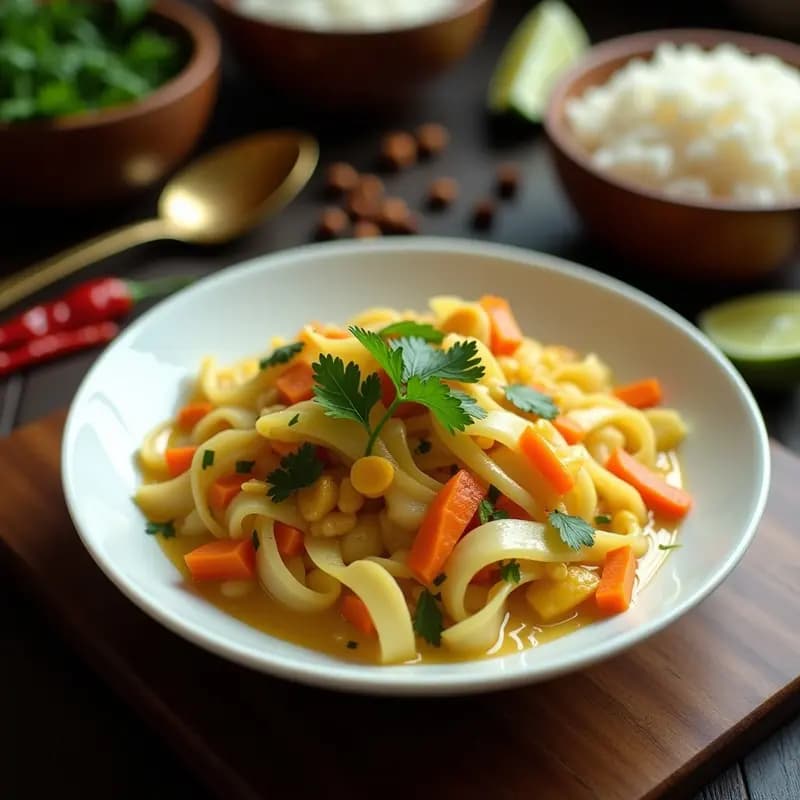 Bandi Pura de Col y Zanahoria: Receta Sri Lankesa Vegana y Sin Aceite