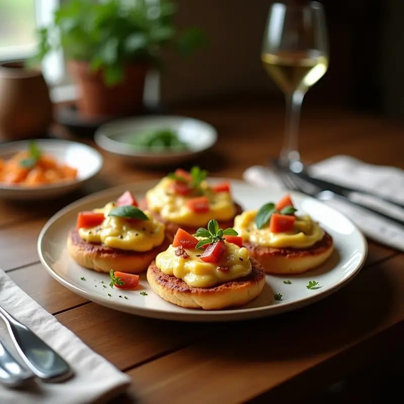 Banenka Eslovaco con Queso Bryndza y Bacon: Pan Tradicional para Desayunar