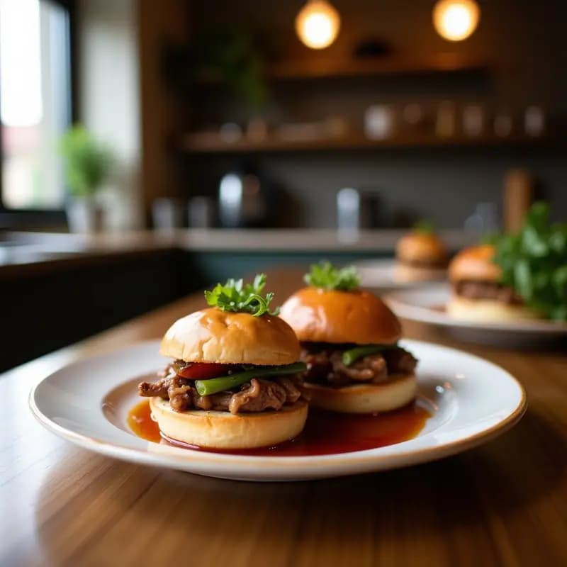 Bao Buns de Cerdo Desmenuzado y Cebolla Morada: Receta China en Vaporera