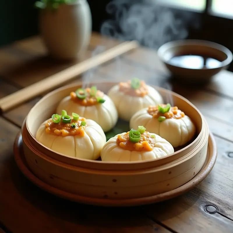 Bao de Cerdo al Vapor con Pan de Mantou: Receta China Tradicional en 30 Minutos